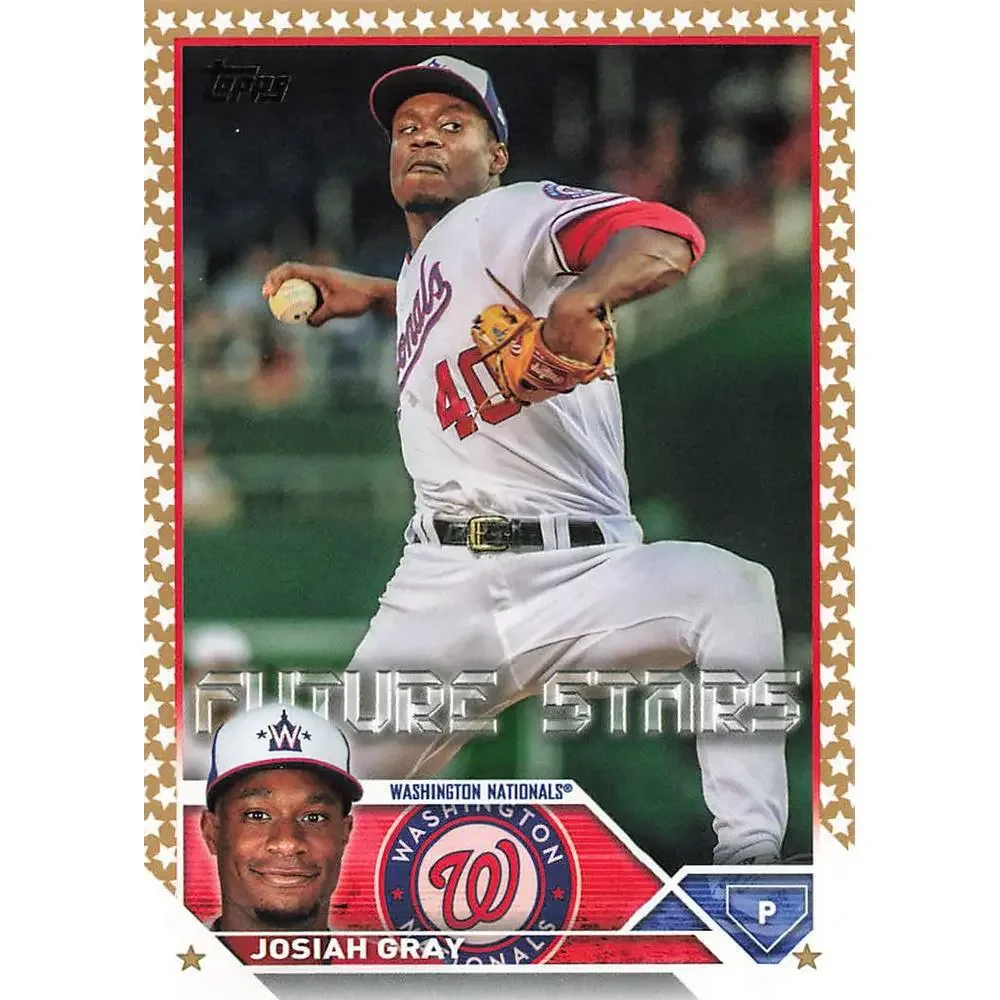 2023 Topps Gold Star Josiah Gray Future Stars #149 Washington Nationals